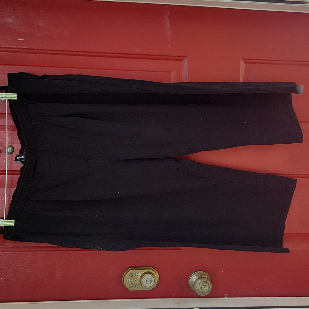 Black Cropped Pants Zaggora